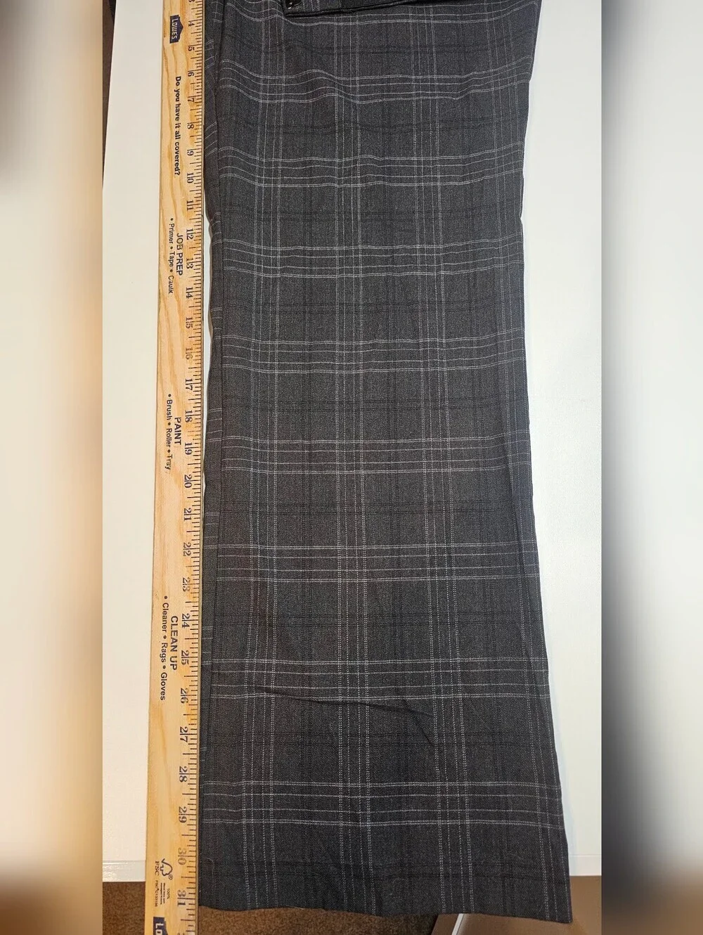 Nine West Gray Plaid Women's Dress Pants Size 18 - Picture 6 of 6